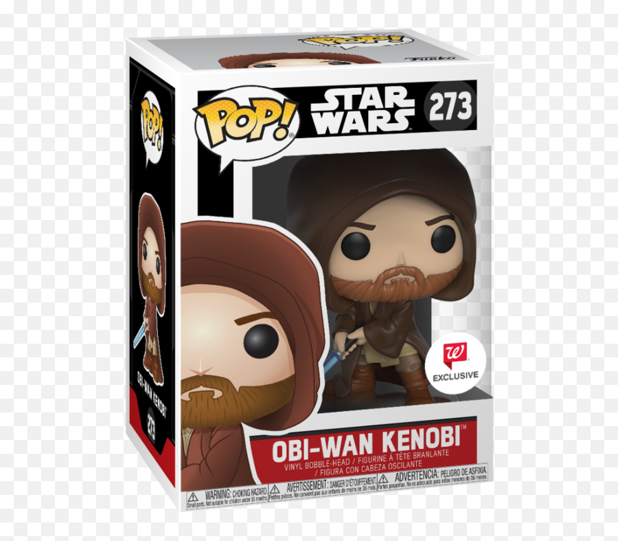 Details About Funko Pop Star Wars Prequels Obi - Wan Kenobi 273 Walgreens Exclusive O Be Wan Kenobi Funko Pop Png,Obi Wan Kenobi Png