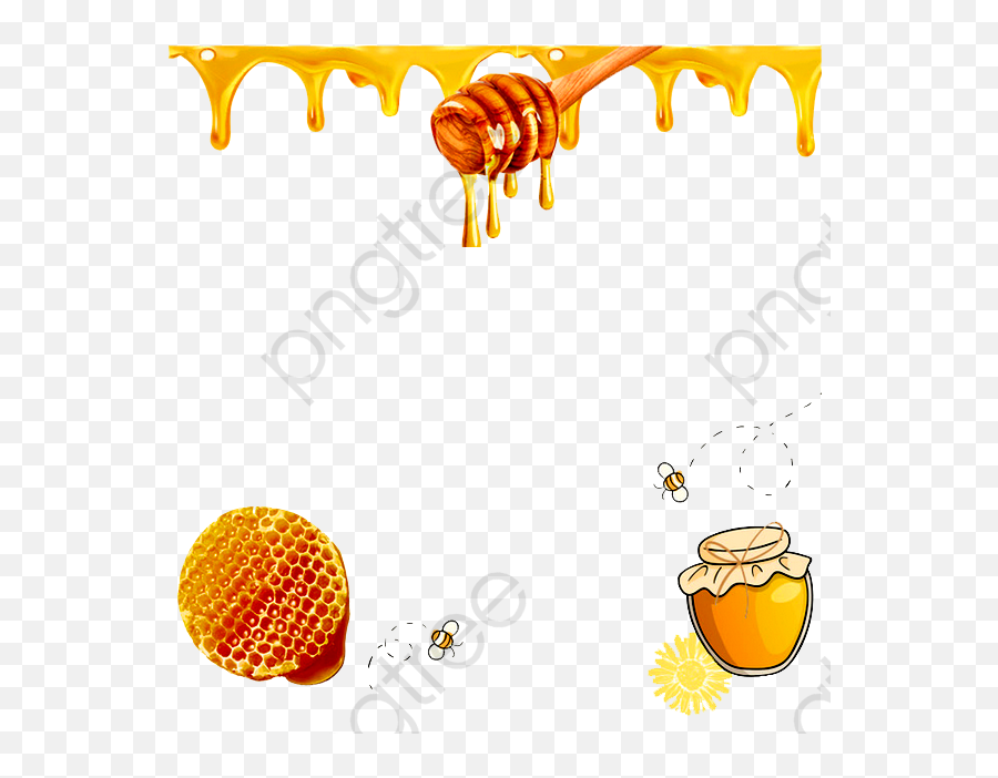 Honeycomb Honeypot Bee - Honey Transparent Cartoon Jingfm Png,Honey Transparent