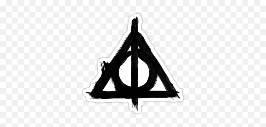 Download The Deathly Hallows Symbol - Sign Png,Deathly Hallows Png
