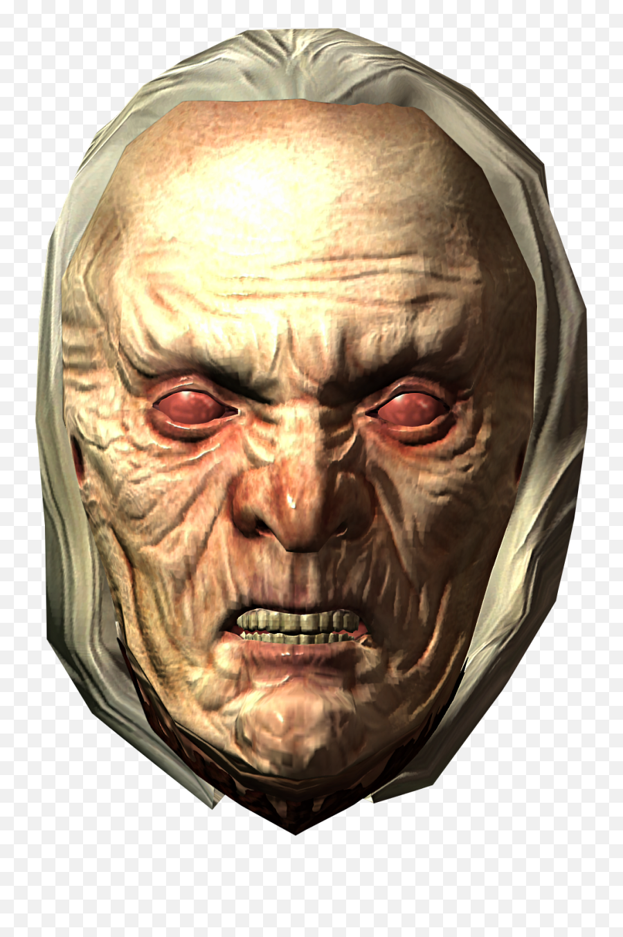 Glenmoril Witch Head - Skyrim Hagraven Face Png,Head Png