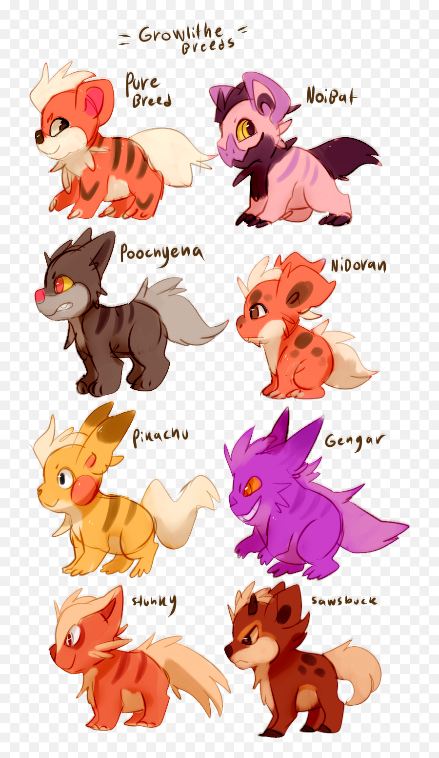 Download Growlithe Crossbreeding I Really Wish Future - Poochyena And Growlithe Png,Growlithe Png