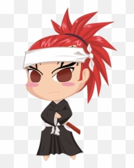 Abarai Renji As Chibi By Rukichen Png Icons Free Download - Bleach