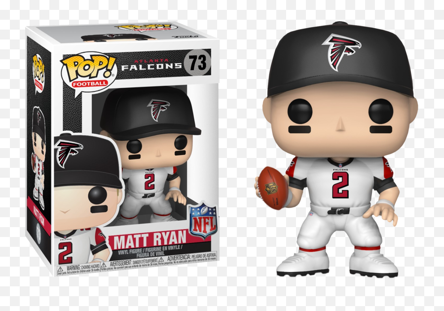 Download Matt Ryan Atlanta Falcons Funko Pop Vinyl Figure - Tom Brady Funko Png,Atlanta Falcons Png