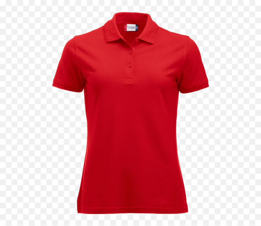 Clique Manhatten Polo Tee Women Red - Polo Shirt Men Png,Red T Shirt Png