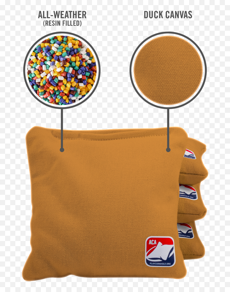 Gold All Weather Cornhole Bags - Cornhole Png,Cornhole Png