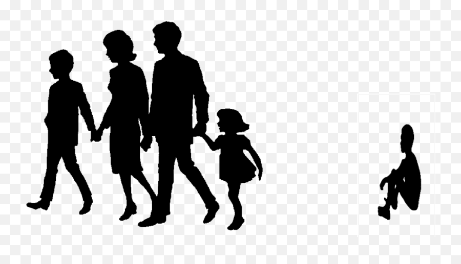 Family Silhouette Png Picture - Silhouette Family Walking Png,Family Silhouette Png