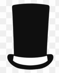 Stove Pipe Hat Flat Icon - Transparent PNG u0026 SVG vector file Pipe Hat Clip Art