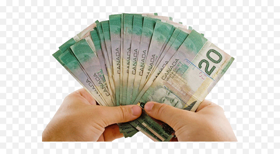 Cash Pond Payday Loan Made Easy - Canadian Dollars In Hand Png,Hand With Money Png