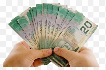 Cash Pond Payday Loan Made Easy - Canadian Dollars In Hand Png,Hand With Money Png