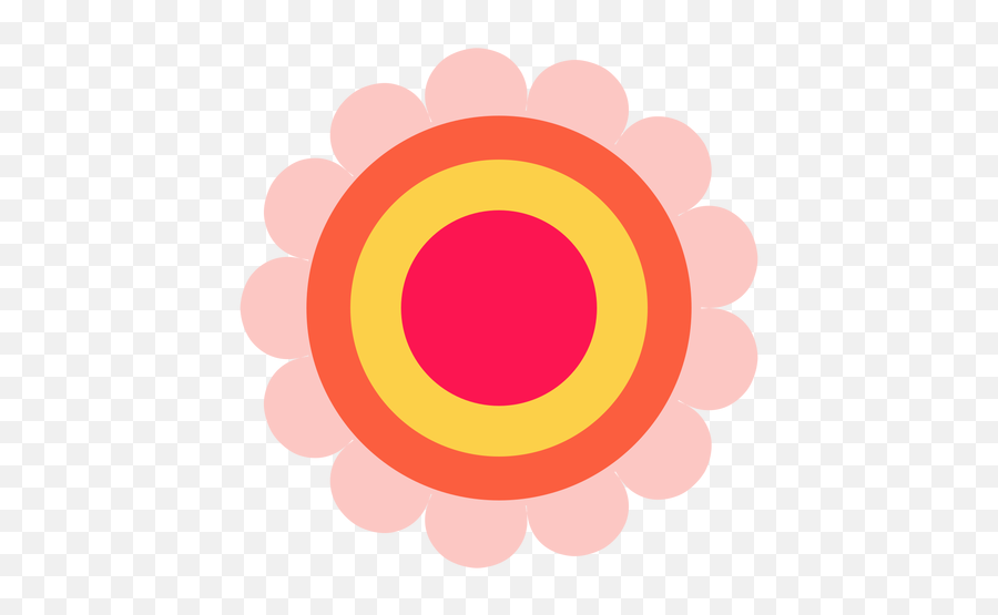 Hippie Flower Icon - Circle Png,Hippie Png