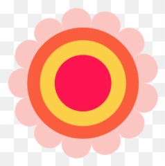 Hippie Flower Icon - Circle Png,Hippie Png
