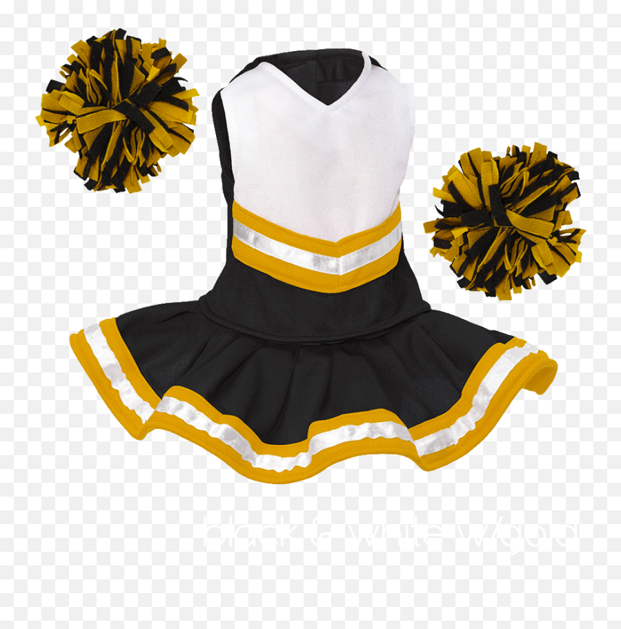 Cheerleader Outfit - Whatzupwiththat 185482 Png Images Yellow And Black Cheerleading Uniforms,Cheerleader Png