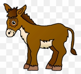 Jpg Christmas Donkey Clipart - Clipart Donkey Png Download Mule Clipart,Donkey Png