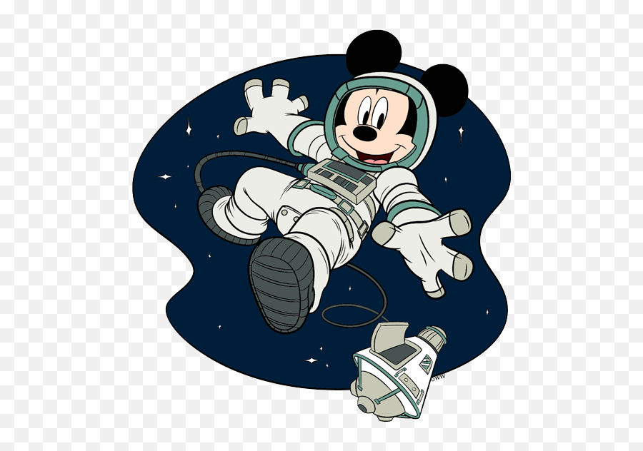 Ammch35 Hd Free Astronaut Mickey Mouse Clipart Head Png