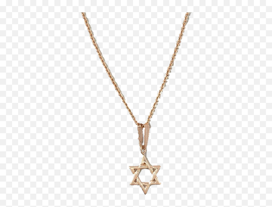 Aesthetic Necklace Starofdavid Jewish - Jewish Necklace Transparent Background Png,Necklace Transparent Background