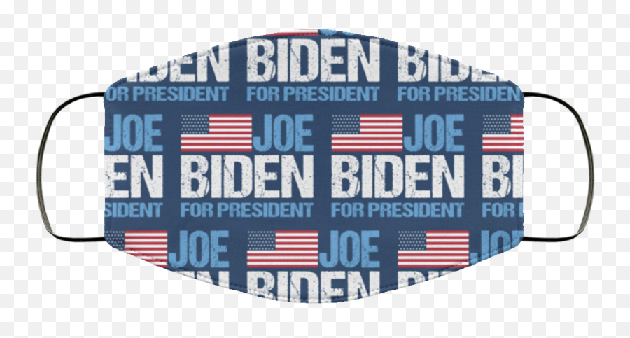 Joe Biden For President Cloth Face Mask - Orange Png,Joe Biden Png