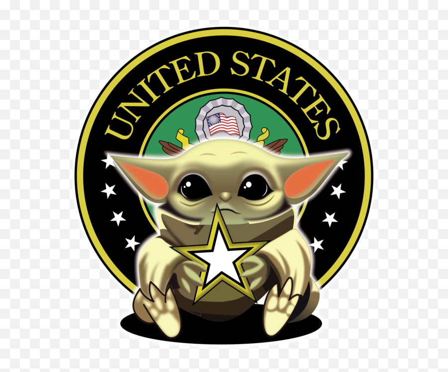 Baby Yoda Air Force Army Marine Corp Navy United States American U0027merica Red White And Blue Support Our Troops Png - Logo Official Coast Guard,Army Png