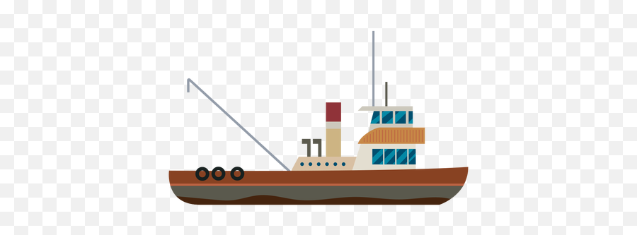 Tug Ship Icon - Ship Icon Png,Boat Png