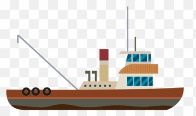 Tug Ship Icon - Png