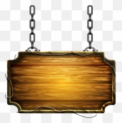 Illustrator Wooden Sign Lock - Hanging Wood Sign Png,Wood Sign Png