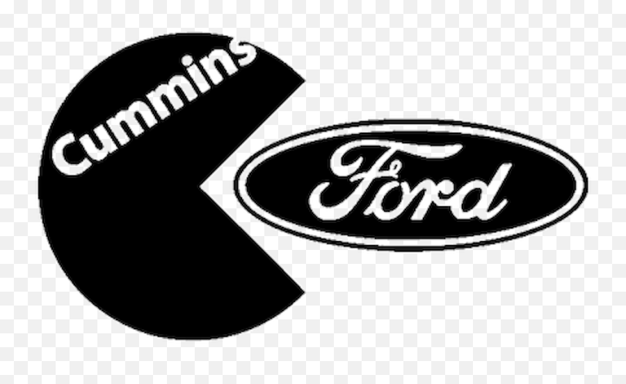 Cummins Eats Ford Pac - Man Emblem Png,Cummins Logo Png