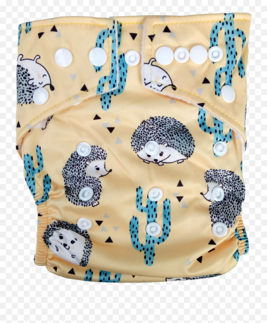 Backorder Stay Dry Bamboo Cloth Nappy - Hedgehog Diaper Png,Hedgehog Transparent