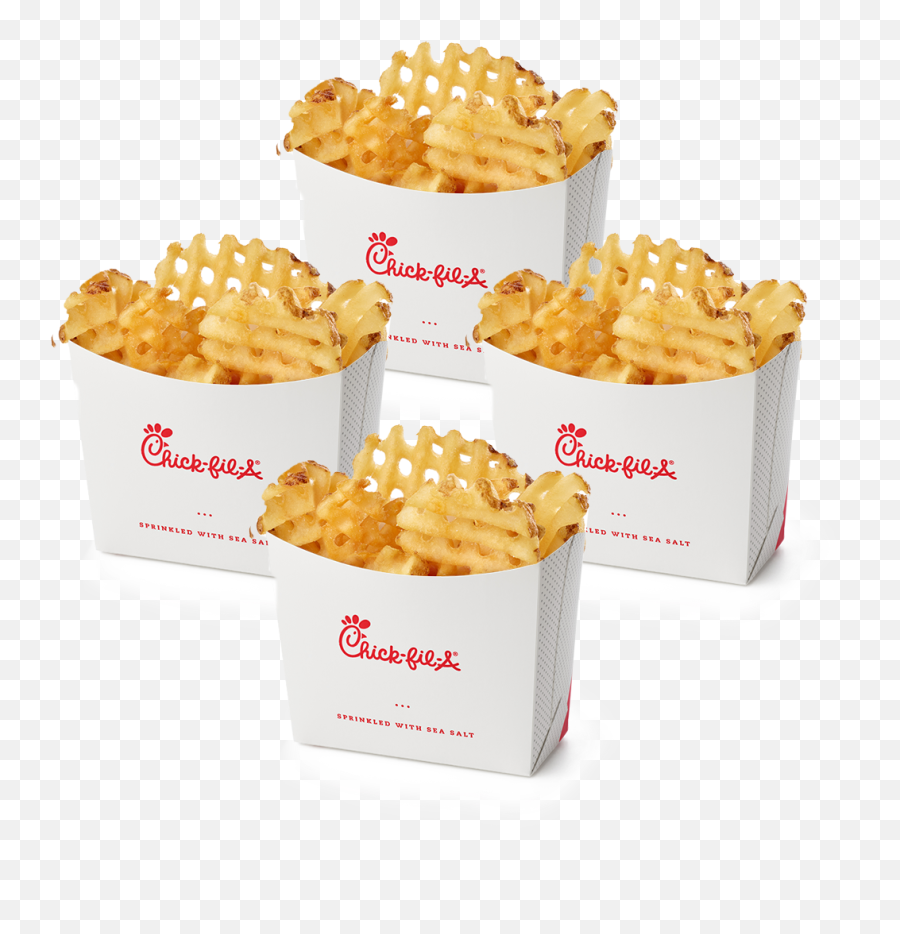 4 Ct Medium Chick - Fila Waffle Potato Fries Nutrition And Chick Fil A Fries Sizes Png,French Fries Transparent