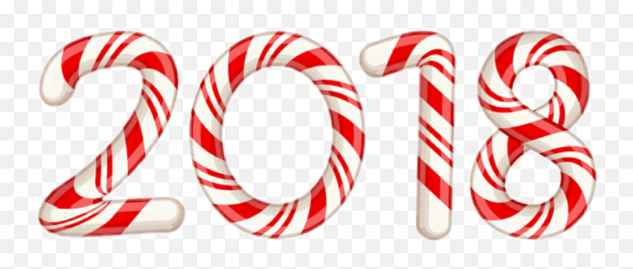 Candy Cane Clipart - Candy Cane 2018 Png,Candy Cane Clipart Transparent Background