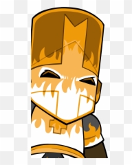 Download Hd Orange Knight - Castle Crashers Orange Knight Png,Knight Transparent