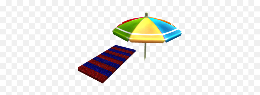 Beach Towel And Umbrella - Roblox Shade Png,Beach Umbrella Png
