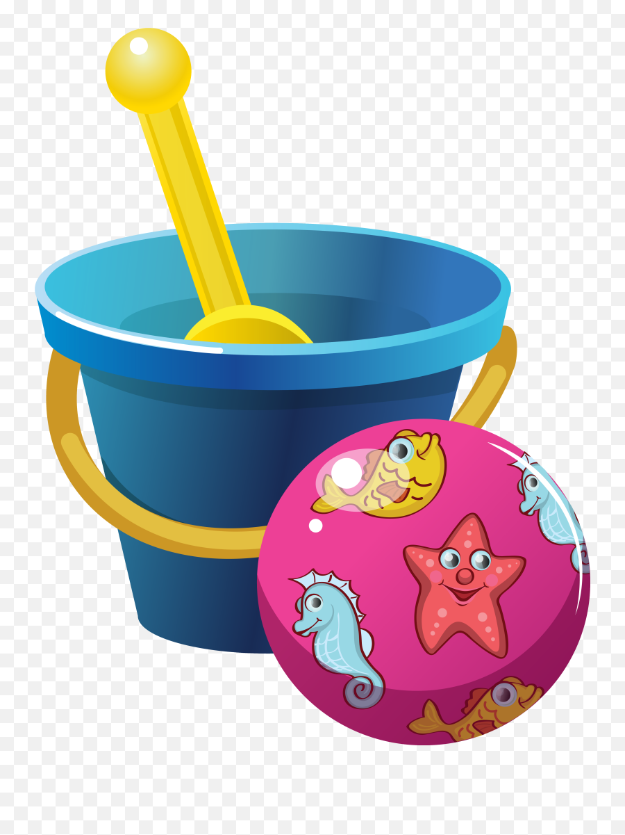 Best 56 Bucket Transparent Background - Beach Bucket Clipart Png,Beach Ball Transparent Background