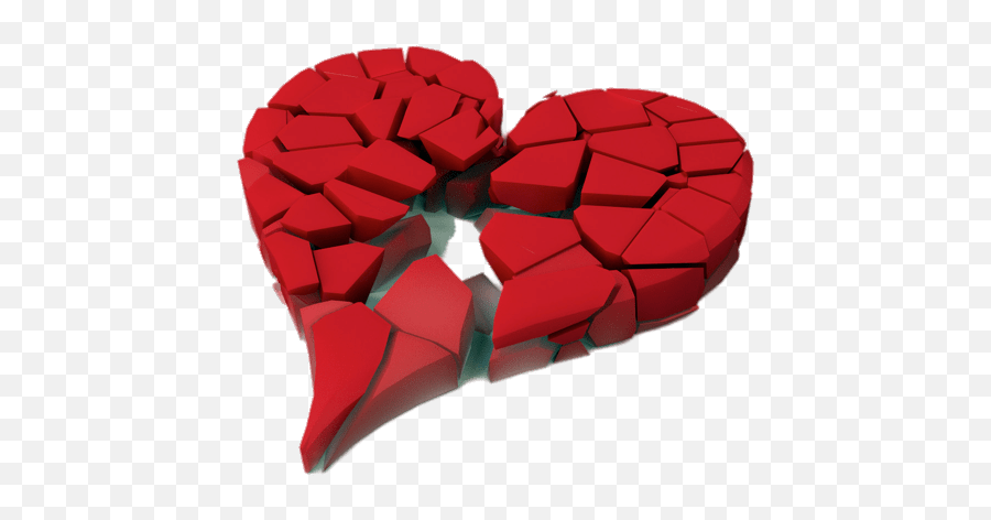 Fragmented Broken Heart Transparent Png - Stickpng Broken Heart 3d Png,Heart Png Images With Transparent Background
