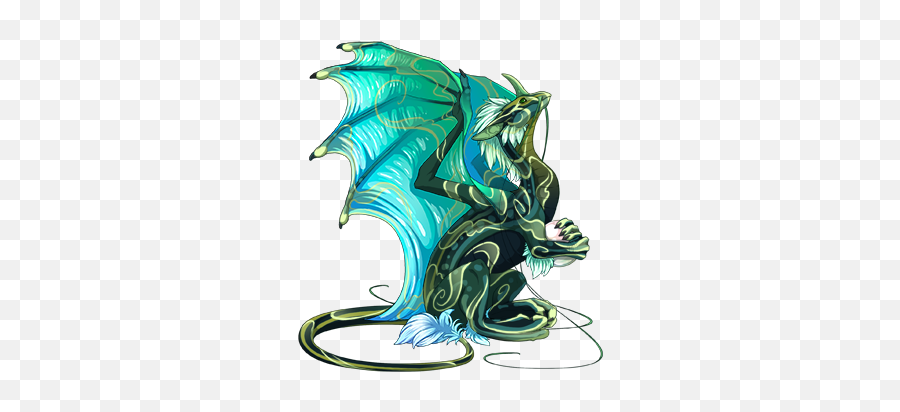 Theme Week Blue U0026 Green Dragon Share Flight Rising - Skysong Dragon Png,Green Dragon Png