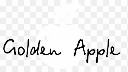 Golden Apple Logo Png Transparent Svg - Calligraphy