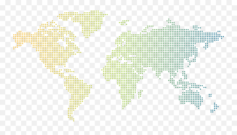 Continent - Dotscolor Clutch Global Logistics World Map Vector Png,Continents Png