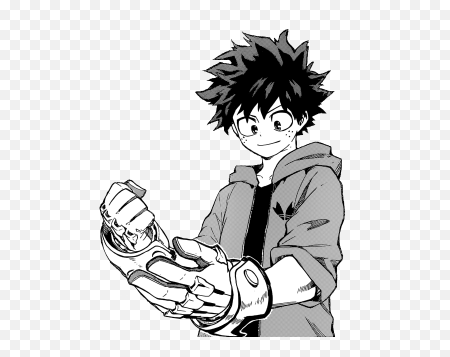 Download Hd Deku My Hero Academia - Deku Airforce Gloves Manga Png,Deku Png