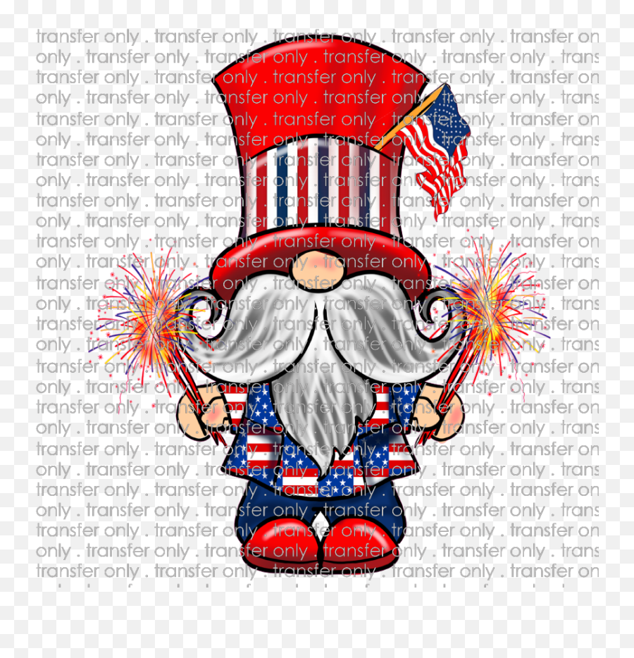 Usa 64 July Gnome Girl - Summer Gnome Clipart Png,Gnome Child Png