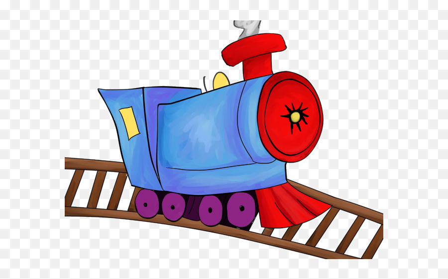Railway Station Clipart Rail - Train On Tracks Clipart Png,Railroad Png