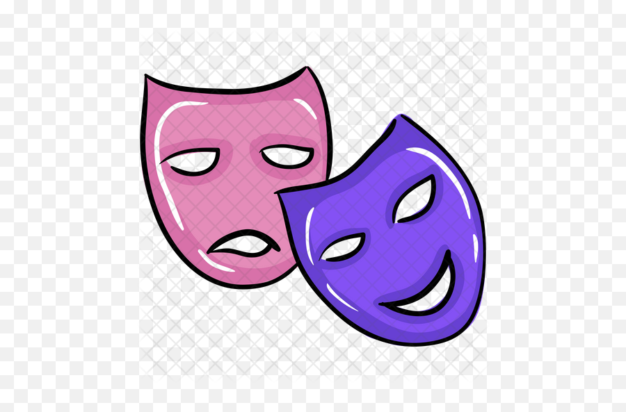 Theater Mask Icon - Happy Png,Theater Mask Png