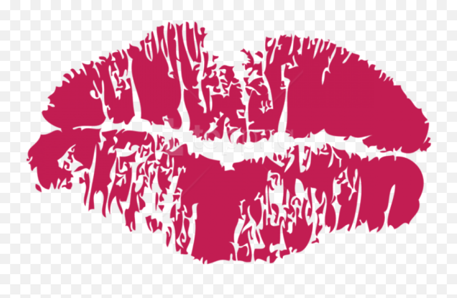 Free Png Download Pink Kiss Print Images Background - Kiss Print Png,Beso Png