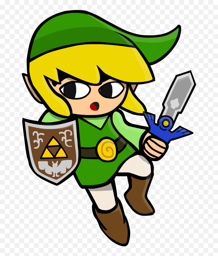 Toon Link Brawl Minus By Pinclock - Fictional Character Png,Toon Link Png