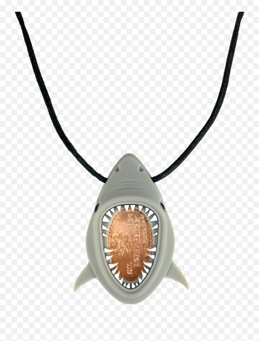 Crush The Shark Necklace - Solid Png,Pennies Png