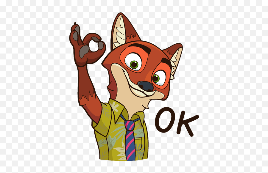 Vk Sticker 25 From Collection Nick Wilde Download For Free Png