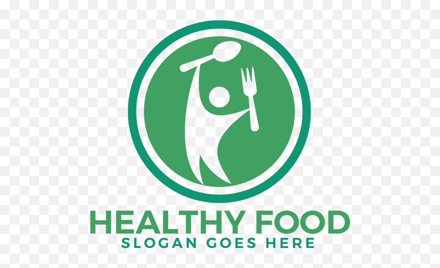 Healthy Food Logo Design - Graphic Design Png,Food Logo