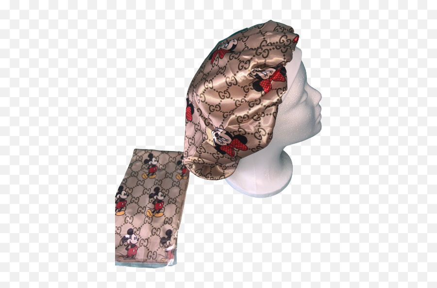 Gucci Mickey U0026 Minnie Mouse Bonnet Durag - Brain Png,Durag Png ...