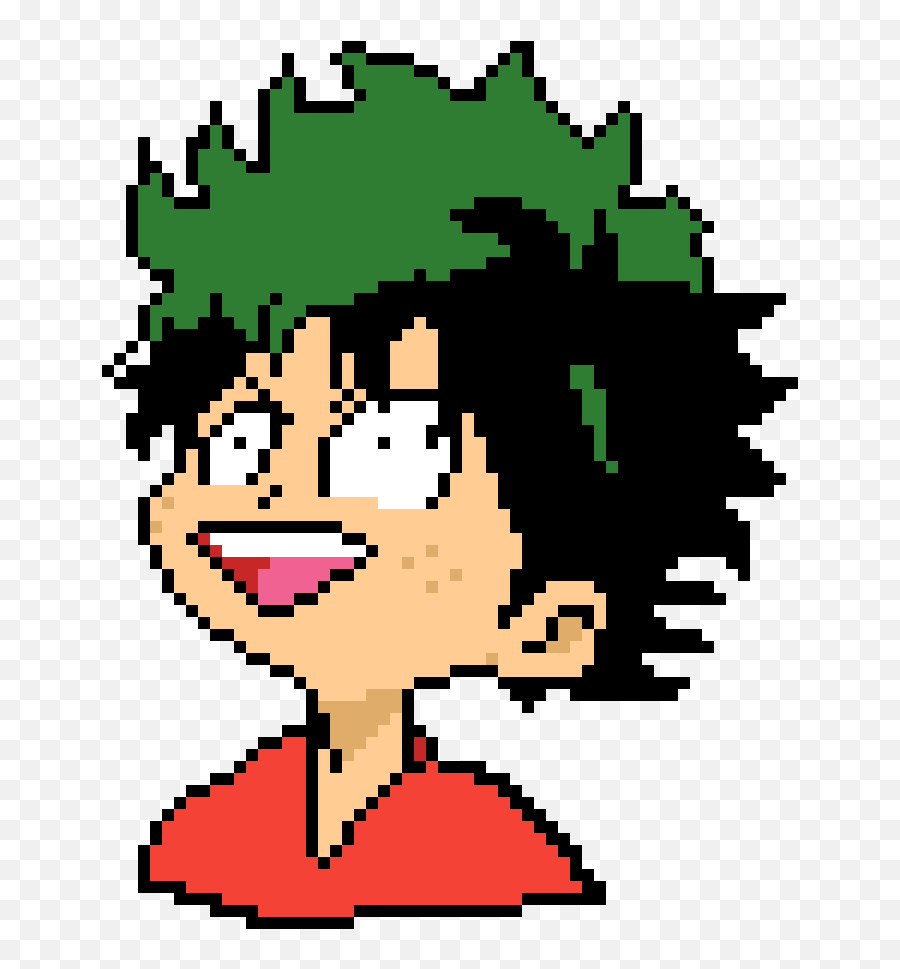 Pixilart - Smol Deku By Fishboi Pixelated Deku Png,Deku Transparent