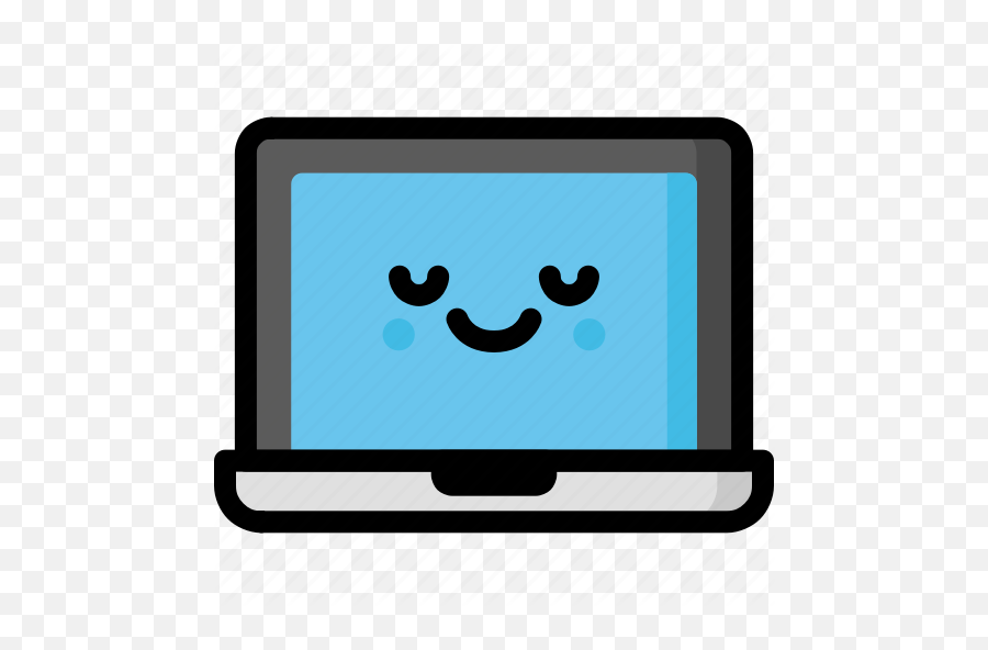 Emoji Emotion Expression Face Feeling Laptop Peace Icon - Download On Iconfinder Laptop With Sad Face Png,Peace Emoji Png
