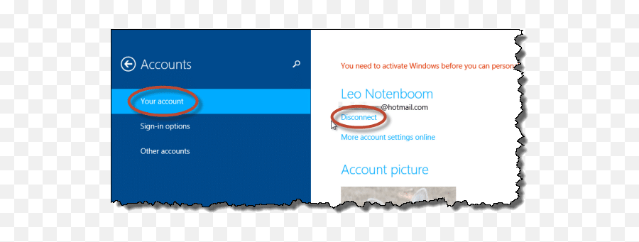 How Do I Go Back To A Regular Account After Updating - Screenshot Png,Window 8 Logo