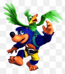 Player 2 Banjo Kazooie Super Smash - Render png