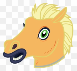 Horse Mask Vector Transparent Cartoon - Animal Figure Png,Horse Mask Png